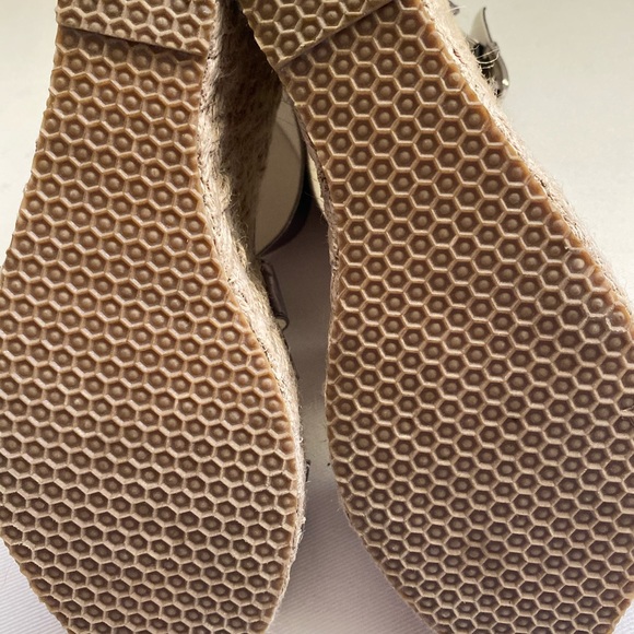 RSVP 4 1/2” metallic espadrilles wedges size9 - Picture 9 of 10